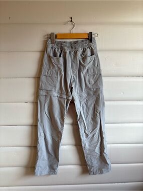 3/$25 Canadian Geographic Convertible Zip-Off Cargo Hiking Pants Gray Youth
